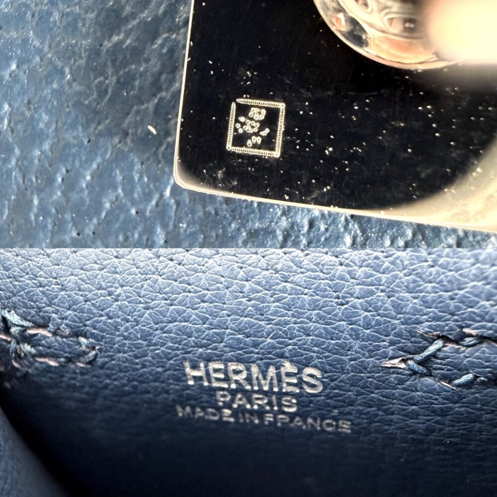 Hermes Keychain for Women, Bijou de Sac Kelly Doll Bag Charm, HERMES U Stamp,... - Picture 6 of 7